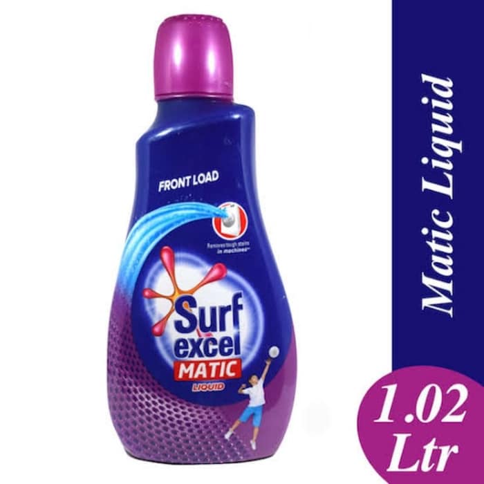 Surf Excel Matic Front Load Liquid Detergent — 1.02 L bottle