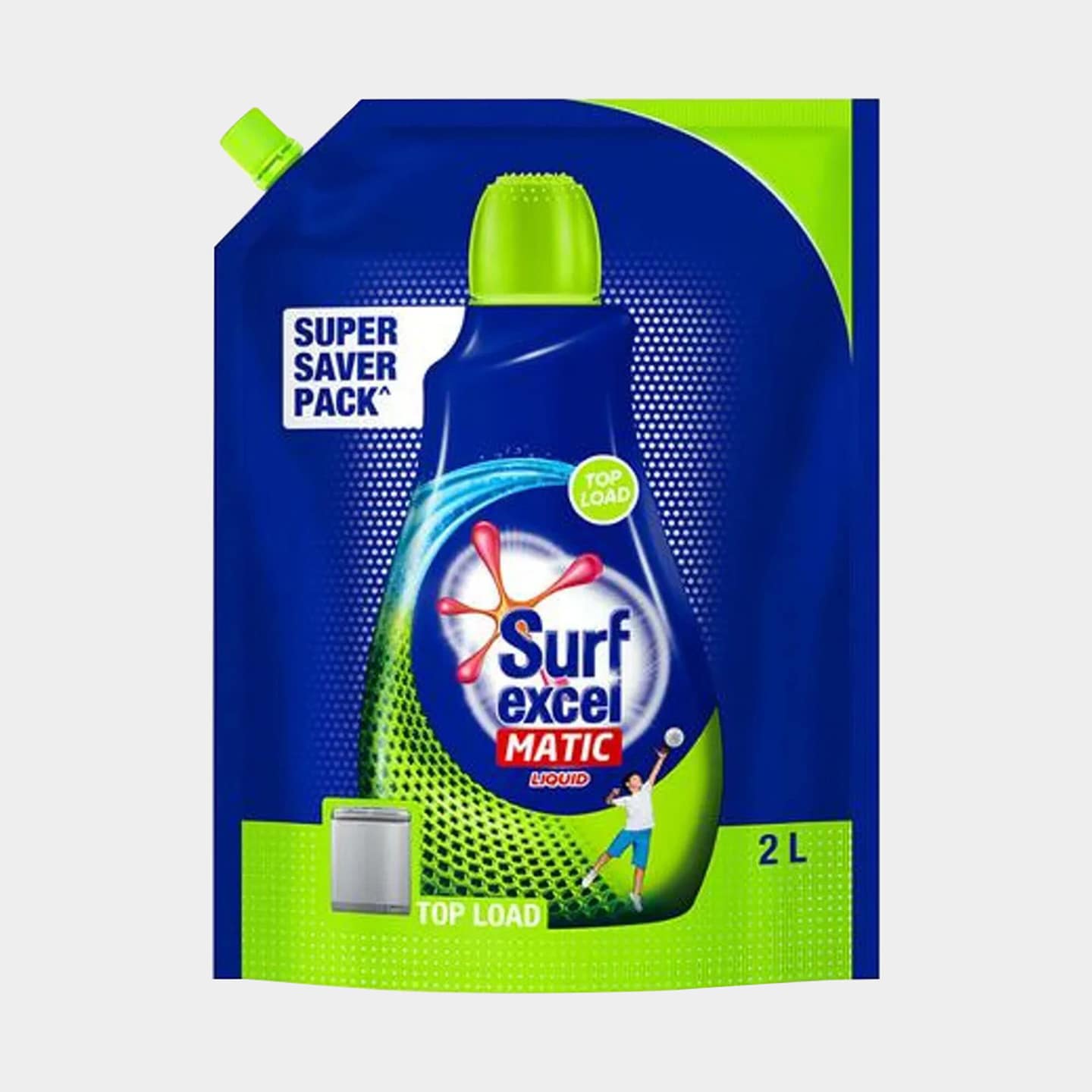 Surf Excel Matic Top Load Liquid Detergent — 2 L spouted refill pouch