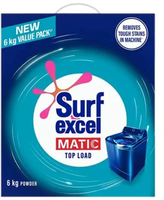 Surf Excel Matic Top Load, 6 kg box