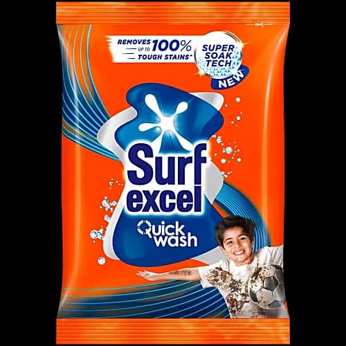 Surf Excel Quick Wash detergent powder, 1 kg pouch