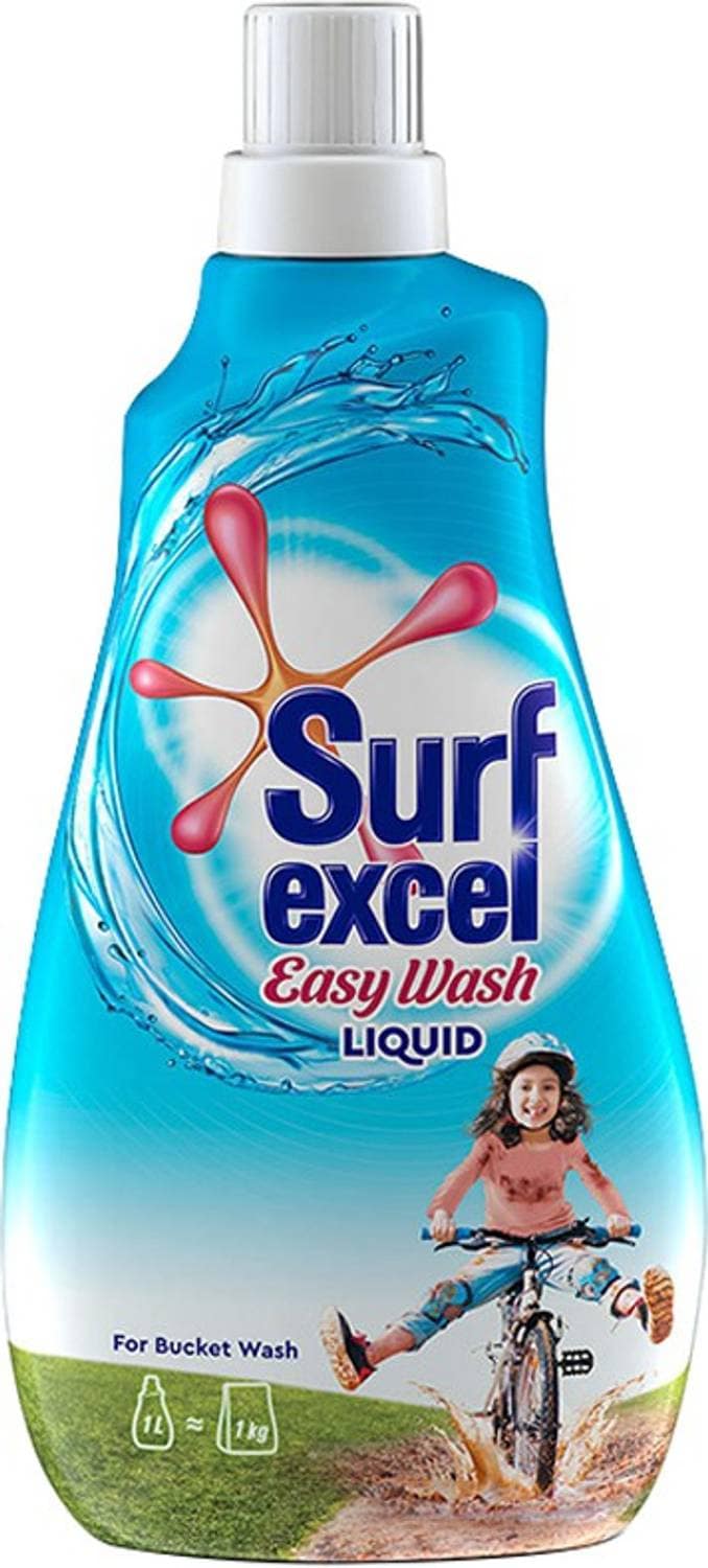 Surf Excel Easy Wash Liquid Detergent - 1 L bottle