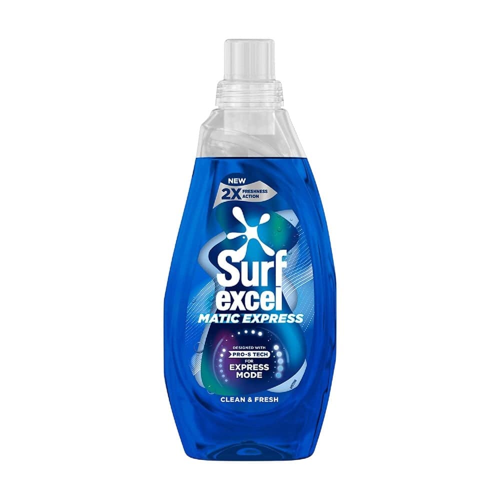 Surf Excel Matic Express Clean & Fresh Liquid Detergent - 830 ml Clean & Fresh bottle
