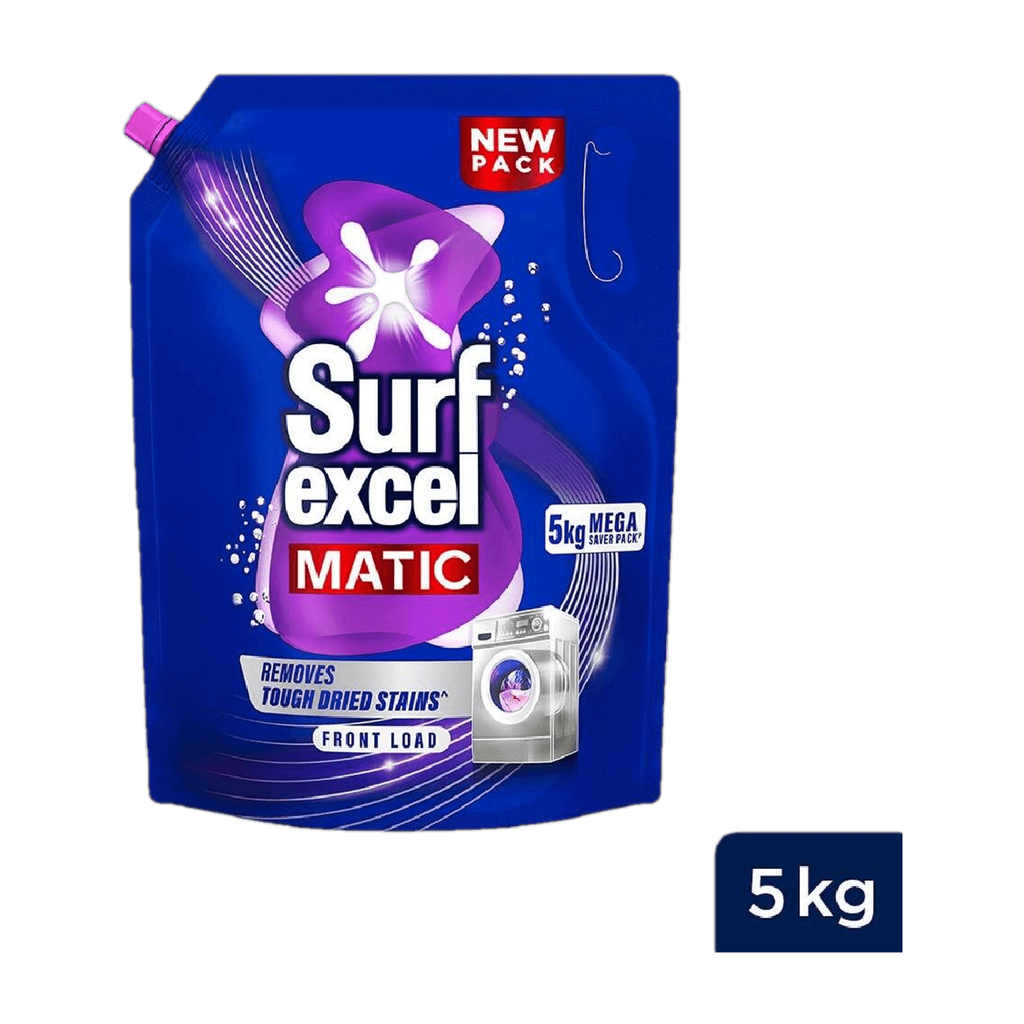 Surf Excel Matic Front Load Liquid Detergent - 5 kg refill pouch